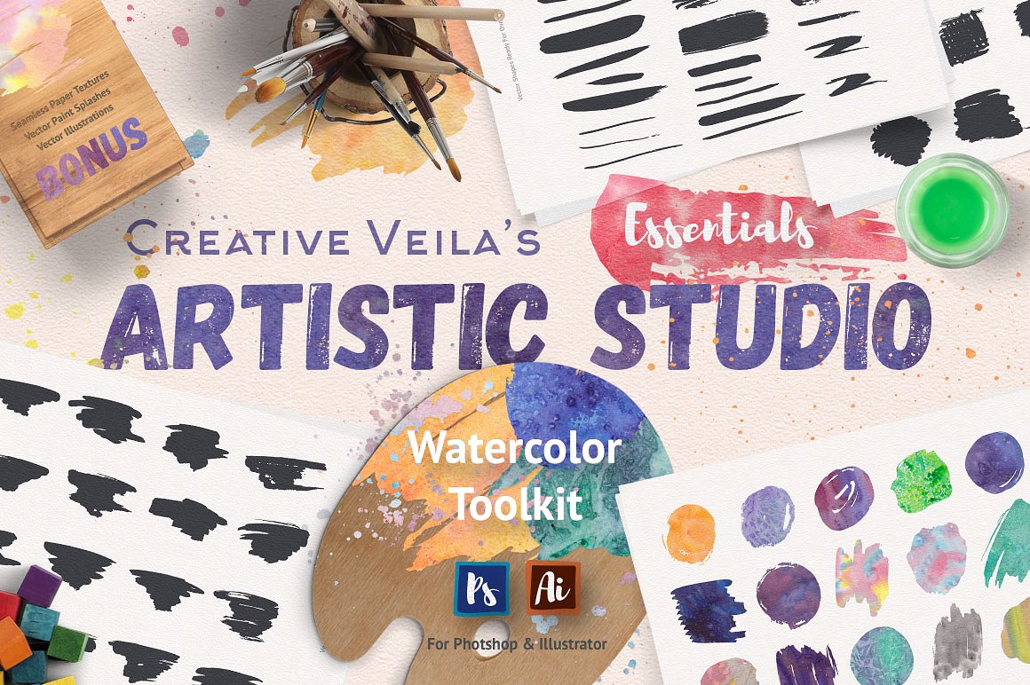 Artistic Studio: Watercolor Toolkit Artistic Studio: Watercolor Toolkit