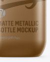 Matte Metallic Plastic Bottle Mockup Matte Metallic Plastic Bottle Mockup