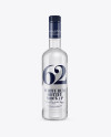 Clear Glass White Rum Bottle Mockup Clear Glass White Rum Bottle Mockup
