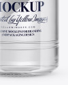 Clear Glass White Rum Bottle Mockup Clear Glass White Rum Bottle Mockup