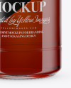 Clear Glass Rum Bottle Mockup Clear Glass Rum Bottle Mockup