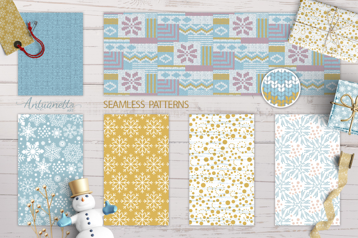 Sparkling snowflakes collection Sparkling snowflakes collection
