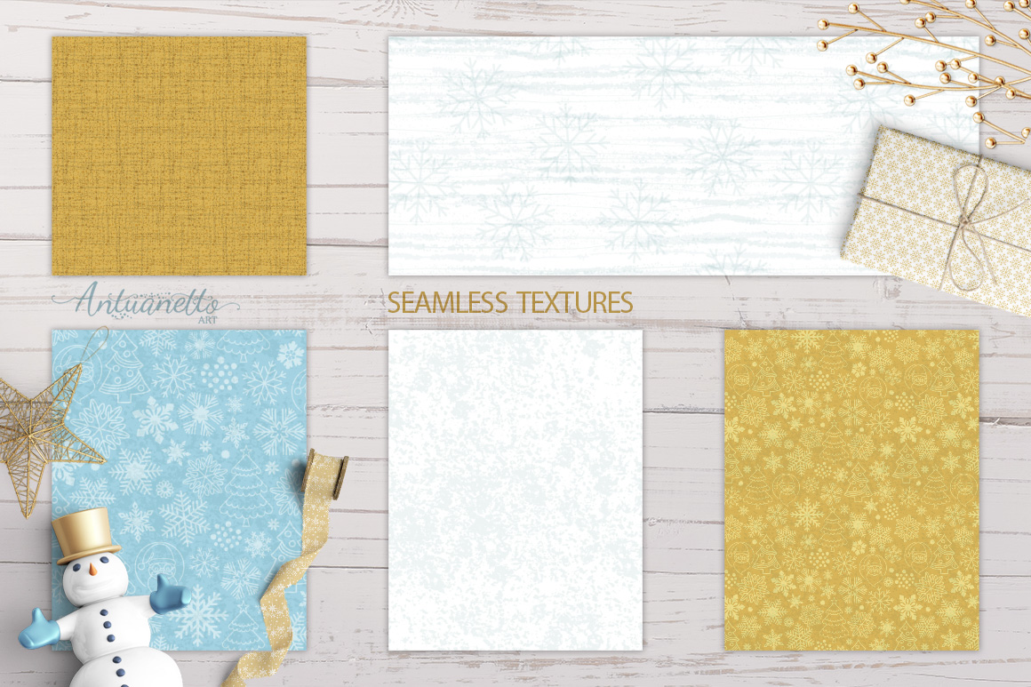 Sparkling snowflakes collection