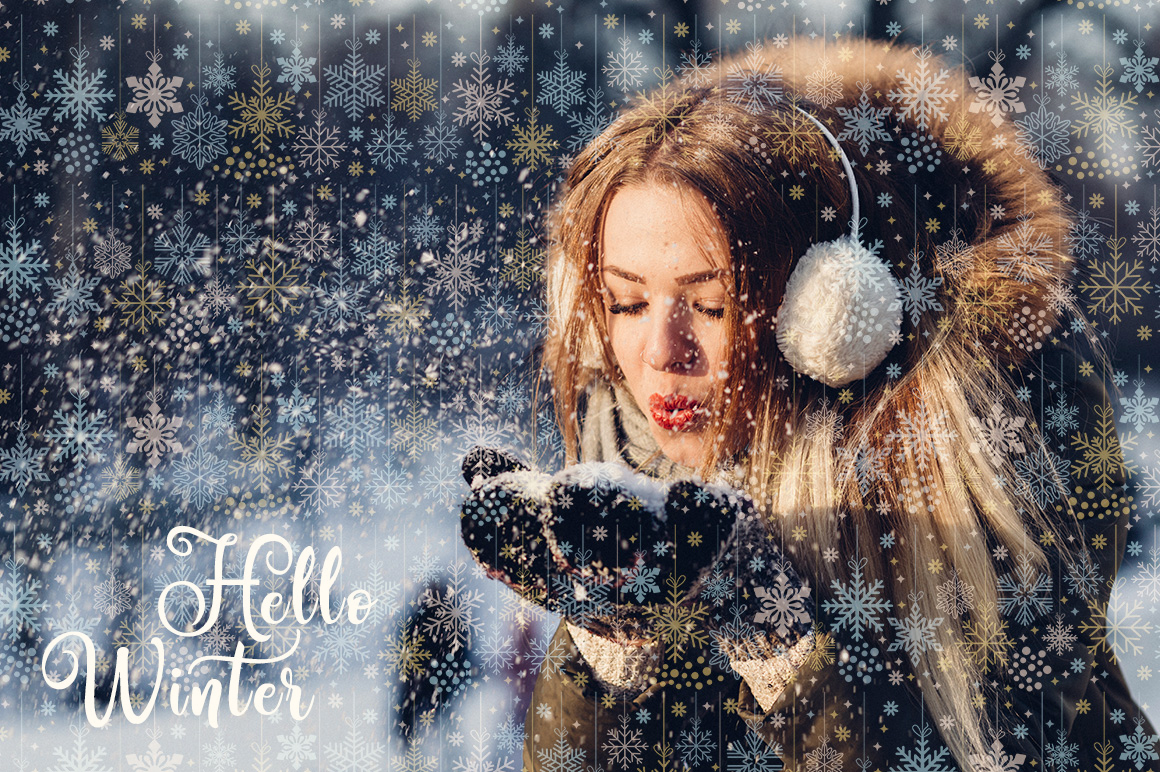 Sparkling snowflakes collection Sparkling snowflakes collection