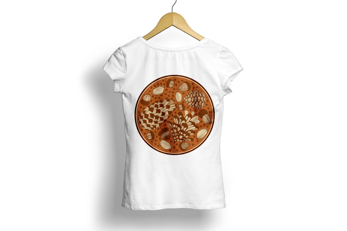 Cones & acorns graphic patterns Cones & acorns graphic patterns