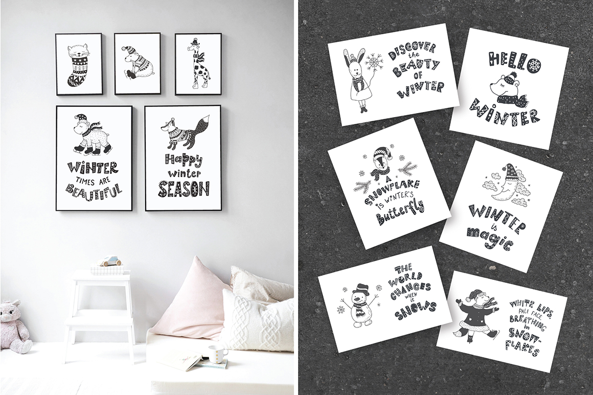 Winter quotes, animals, cards. Winter quotes, animals, cards.