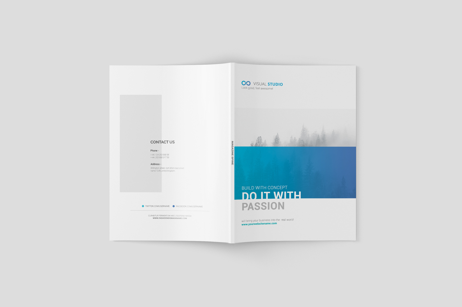 A4 Magazine / Brochure Mockups