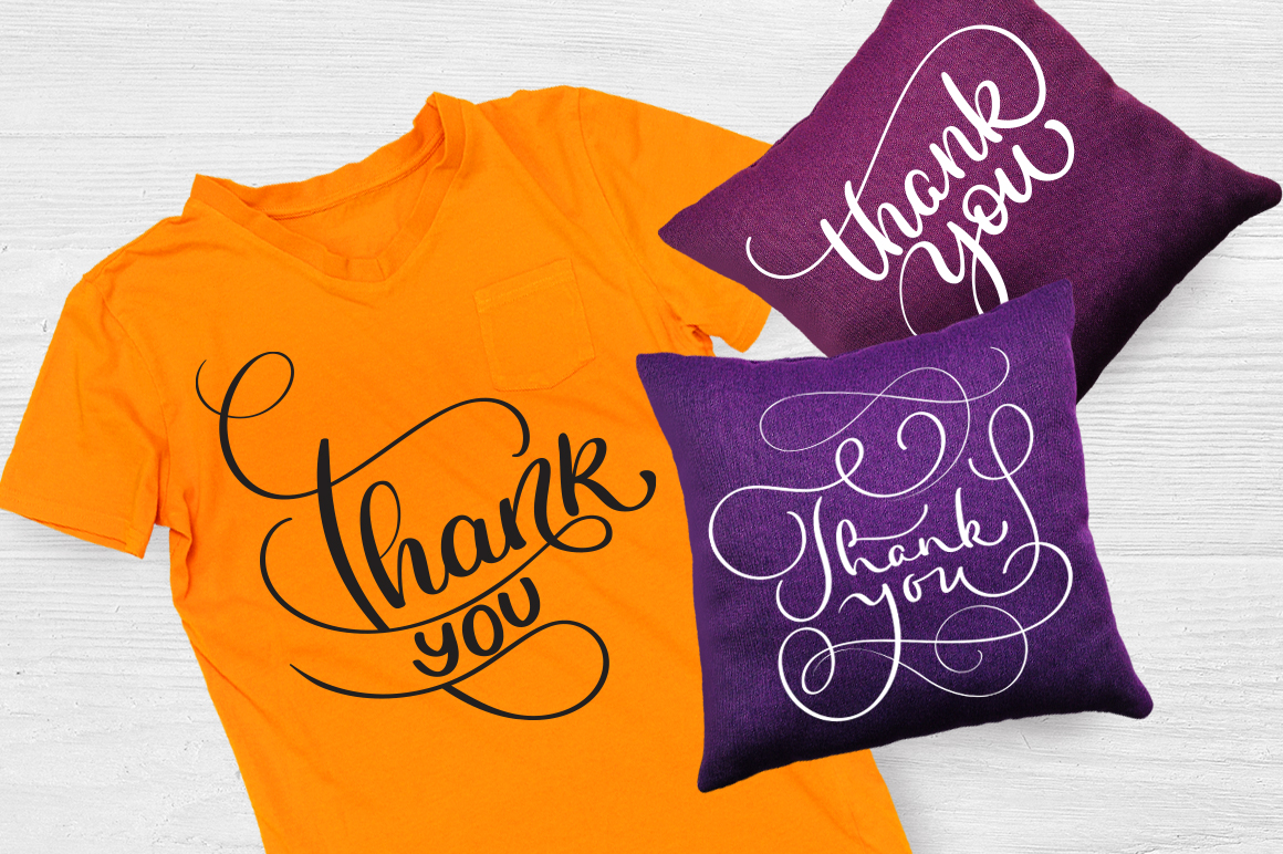 Thank You Calligraphy Lettering Collection Thank You Calligraphy Lettering Collection