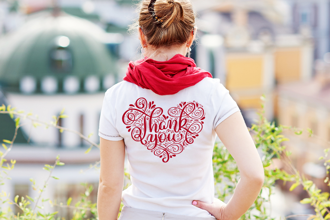 Calligraphy vintage phrase Thank You Calligraphy vintage phrase Thank You