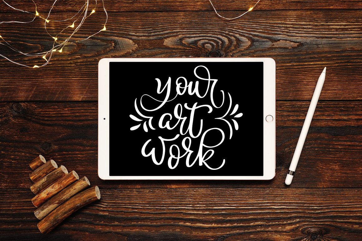Christmas iPad mock up Christmas iPad mock up
