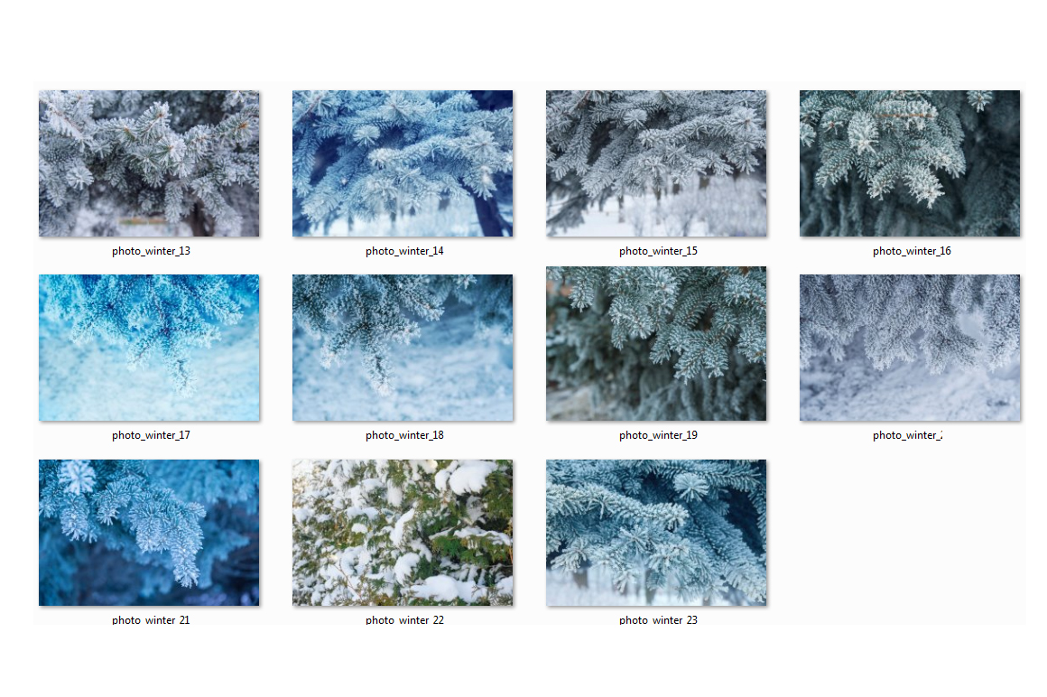 Winter Photo Pack