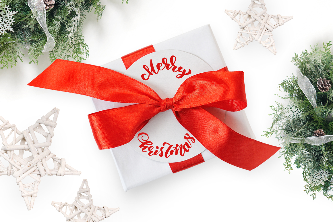 Isolated Gift Christmas Mock ups