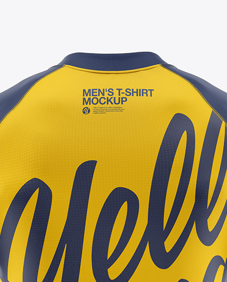 Men's T-Shirt HQ Mockup - Back View