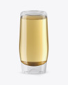 Plastic Bottle Mockup - Front View (High-Angle Shot)