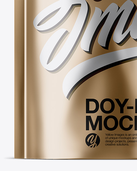 Metallic Doy-Pack Mockup