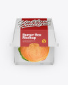 Burger Box Mockup - Top View