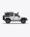 Jeep Wrangler Mockup - Side view