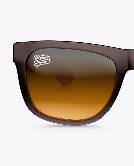 Sunglasses Mockup - Front View