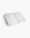 Opened Paper Folder Mockup