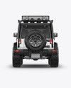 Jeep Wrangler Mockup - Back view