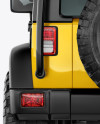 Jeep Wrangler Mockup - Back view