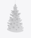 Matte Christmas Tree Toy Mockup