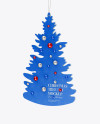 Matte Christmas Tree Toy Mockup