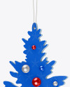 Matte Christmas Tree Toy Mockup