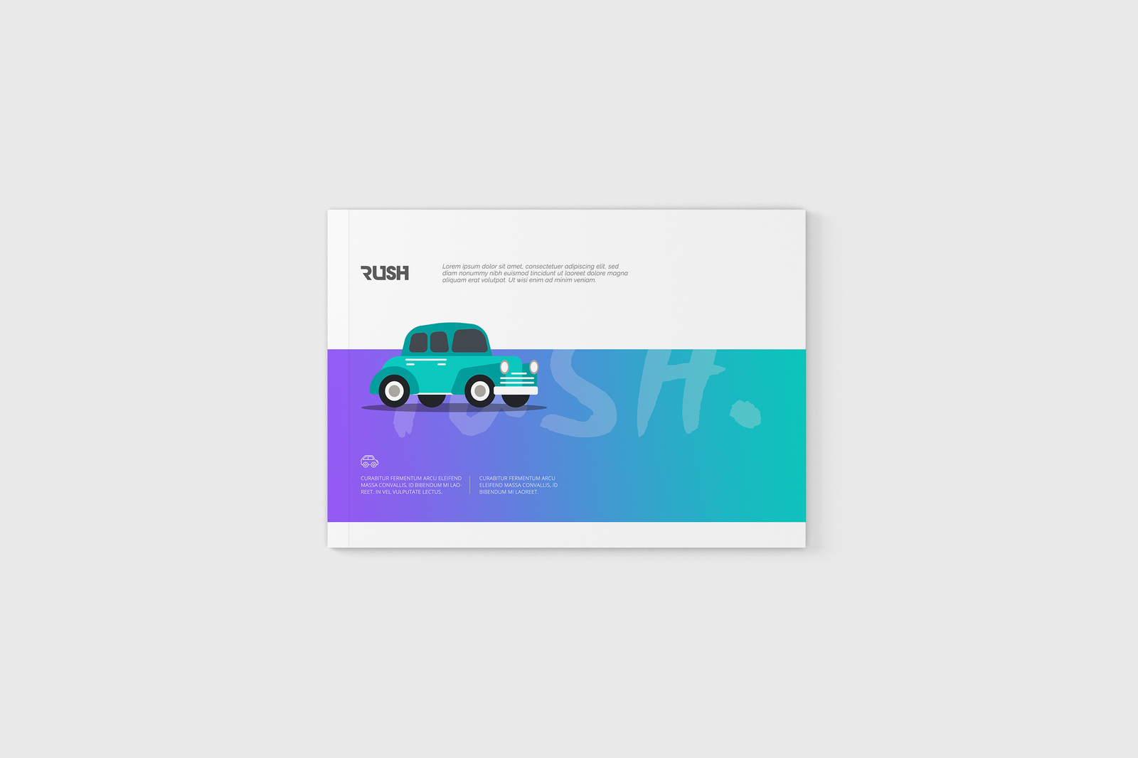 A4 Landscape Magazine / Brochure Mockup A4 Landscape Magazine / Brochure Mockup