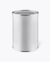 Tin Can With Pull Tab Mockup (High-Angle Shot)