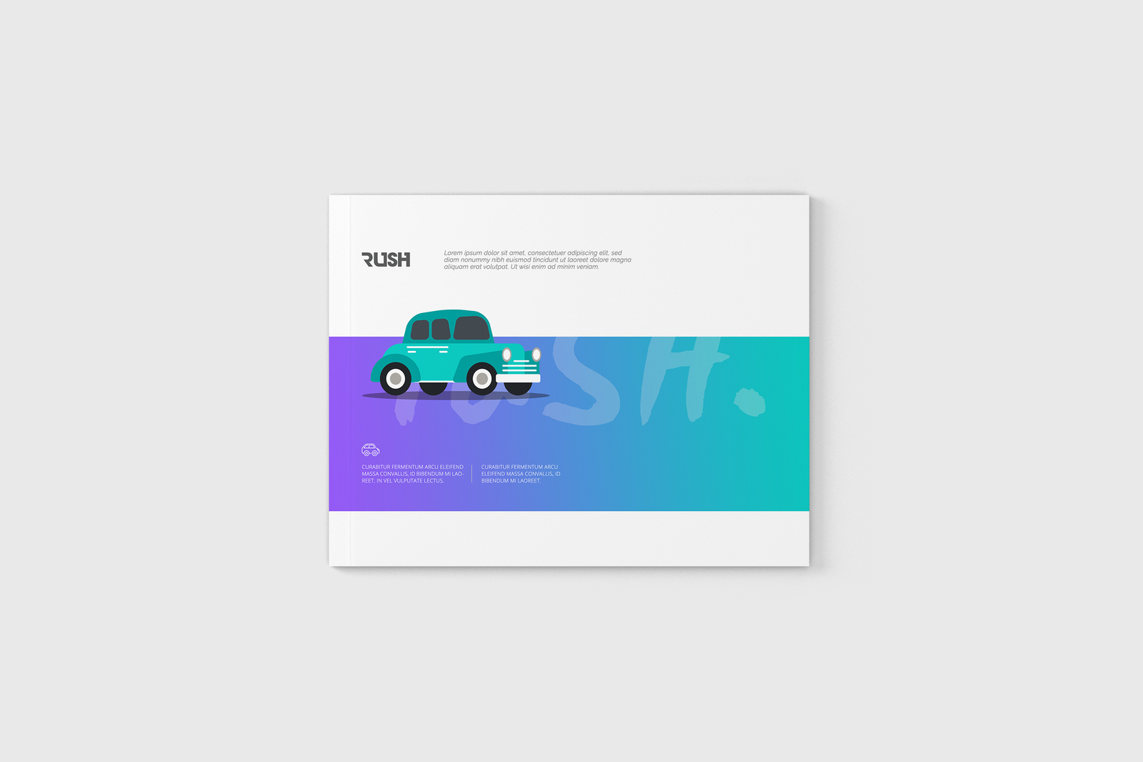 US Letter Landscape Magazine / Brochure Mockup US Letter Landscape Magazine / Brochure Mockup