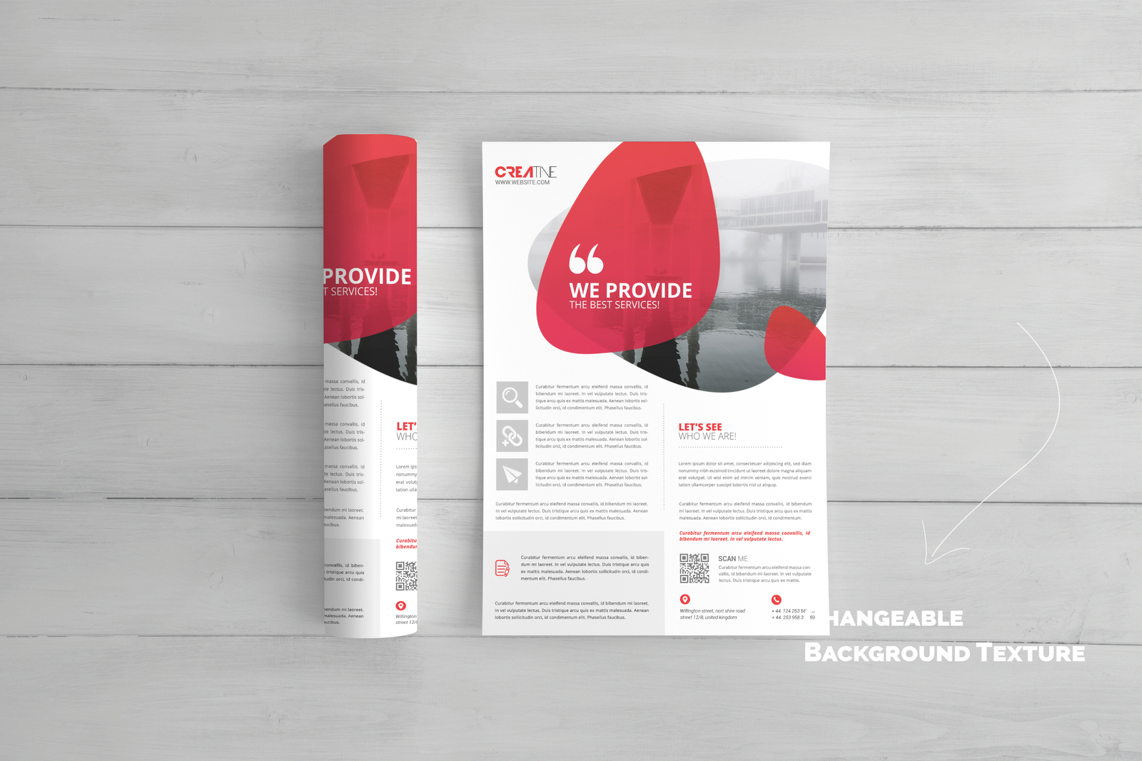 A4 / A5 Flyer Mock-Ups