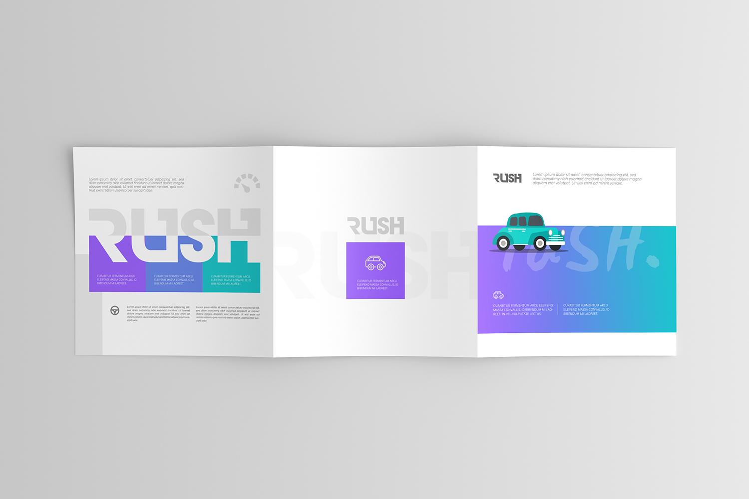 Square Trifold Brochure Mock-Ups Square Trifold Brochure Mock-Ups