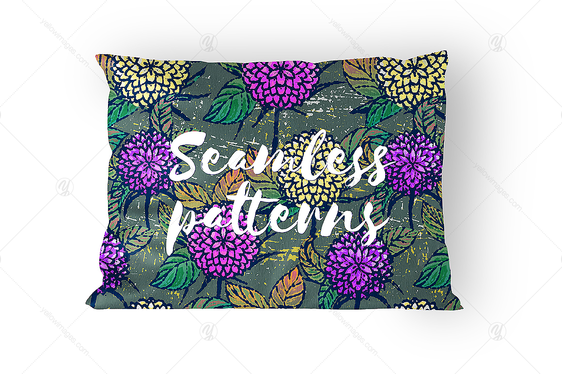 Chrysanthemums. Floral patterns Chrysanthemums. Floral patterns