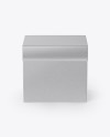 Kraft Square Box Mockup - Front View (High-Angle Shot) Kraft Square Box Mockup - Front View (High-Angle Shot)