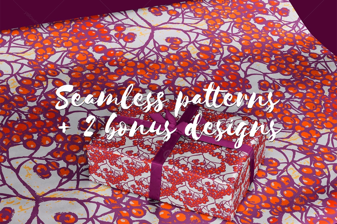 Rowanberries Fall Pattern Collection Rowanberries Fall Pattern Collection