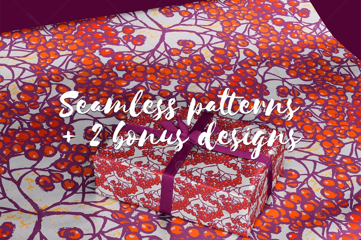 Rowanberries Fall Pattern Collection