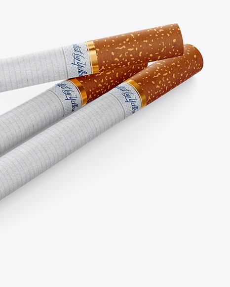 Three Cigarettes Mockup