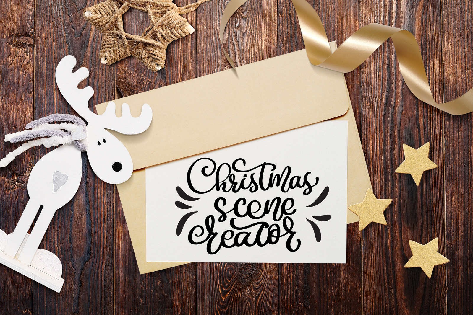 Christmas scene creator, isolated items Christmas scene creator, isolated items