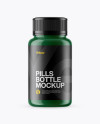 Glossy Pills Bottle Mockup