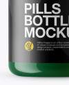 Glossy Pills Bottle Mockup