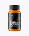 Matte Pills Bottle Mockup