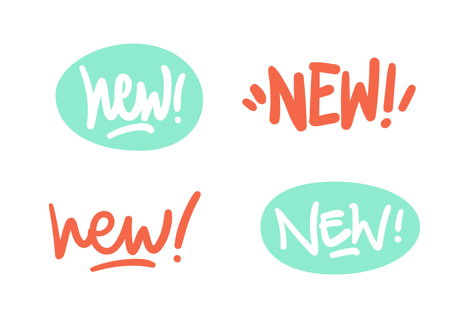 Bingo, Sale, New & Welcome lettering bundle Bingo, Sale, New & Welcome lettering bundle