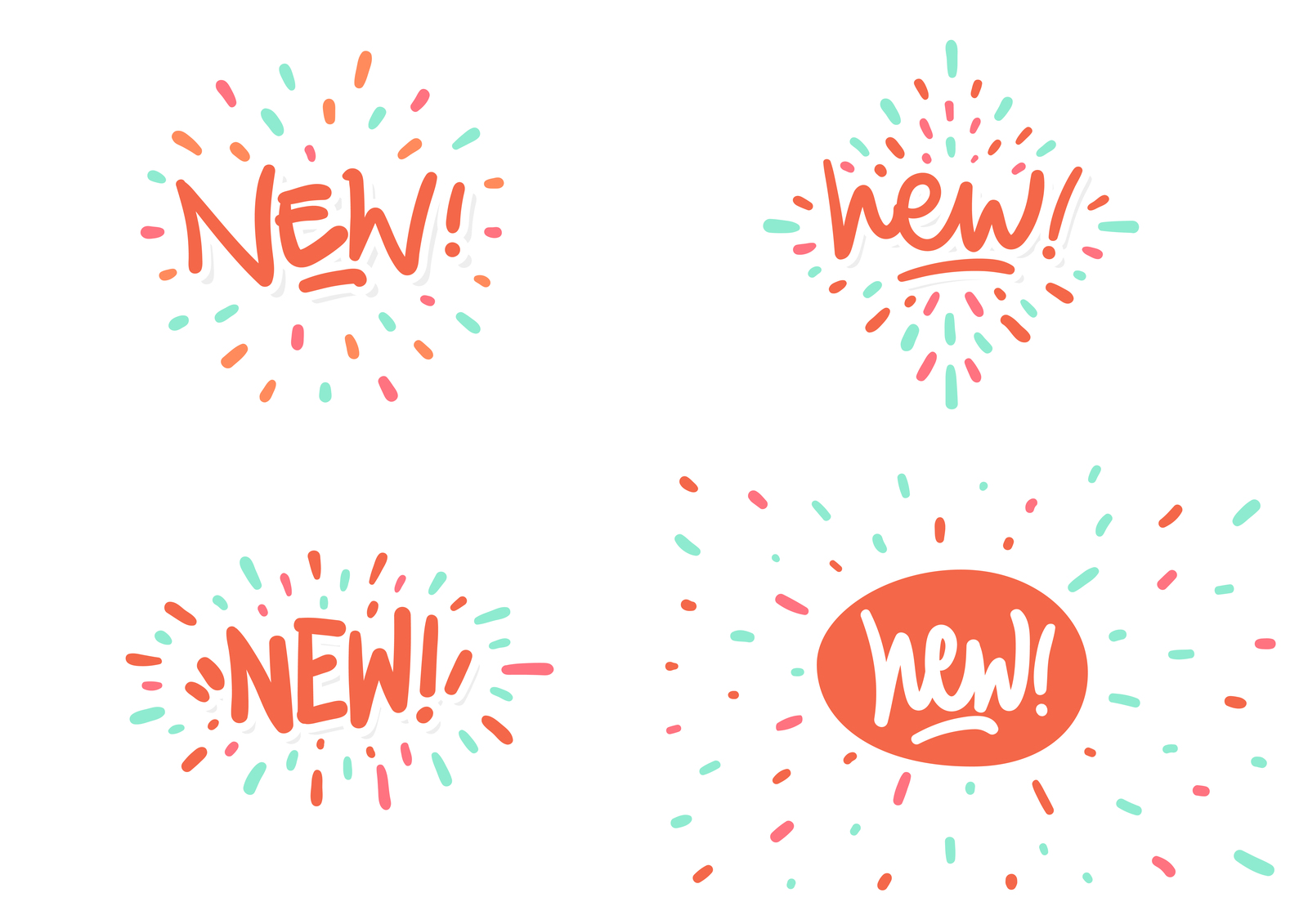 Bingo, Sale, New & Welcome lettering bundle Bingo, Sale, New & Welcome lettering bundle