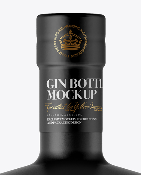 Matte Glass Bottle Mockup Matte Glass Bottle Mockup