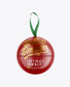 Matte Gift Ball Mockup Matte Gift Ball Mockup