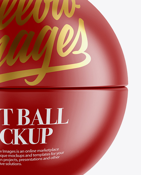 Matte Gift Ball Mockup Matte Gift Ball Mockup
