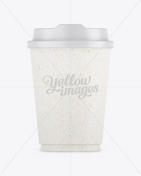 300ml White Paper Cup Mockup