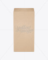 Kraft Paper Wine Box Mockup - Front View