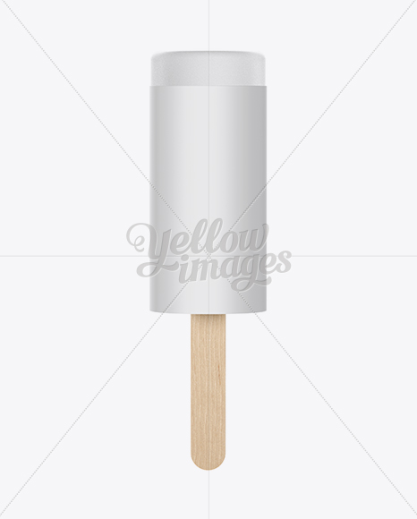 Popsicle w/ Wooden Stick Mockup